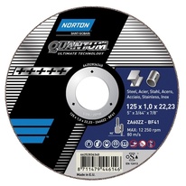 NORTON řezný kotouč QUANTUM 125x1,0x22 66252836340
