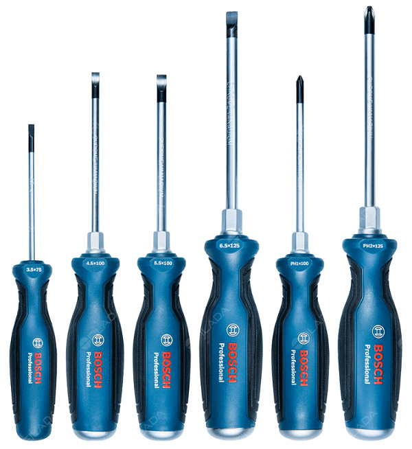 BOSCH sada šroubováků PH+SL 6ks 1600A016BF