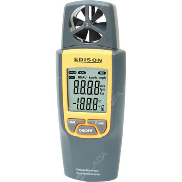 EDISON digitální měřič proudění vzduchu a teploty TVA150 EDI3124020K