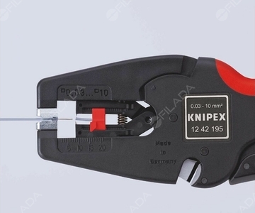 KNIPEX aut. odizolovací kleště 0,03-10mm2 - KNIPEX aut. odizolovací kleště 0,03-10mm2 1242195