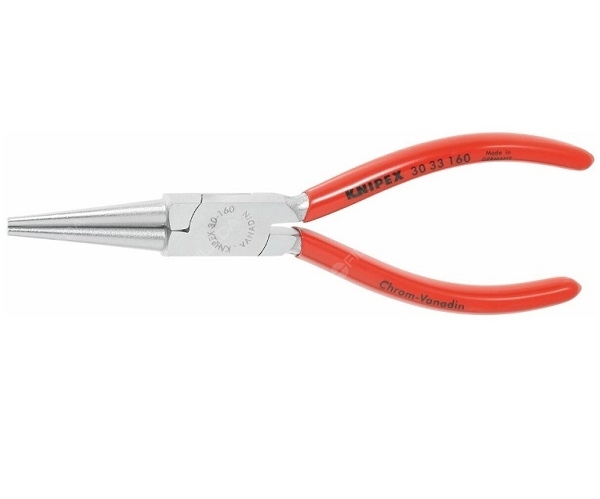 KNIPEX kleště s dlouhými čelistmi, oblé špičaté, chrom 160mm 3033160