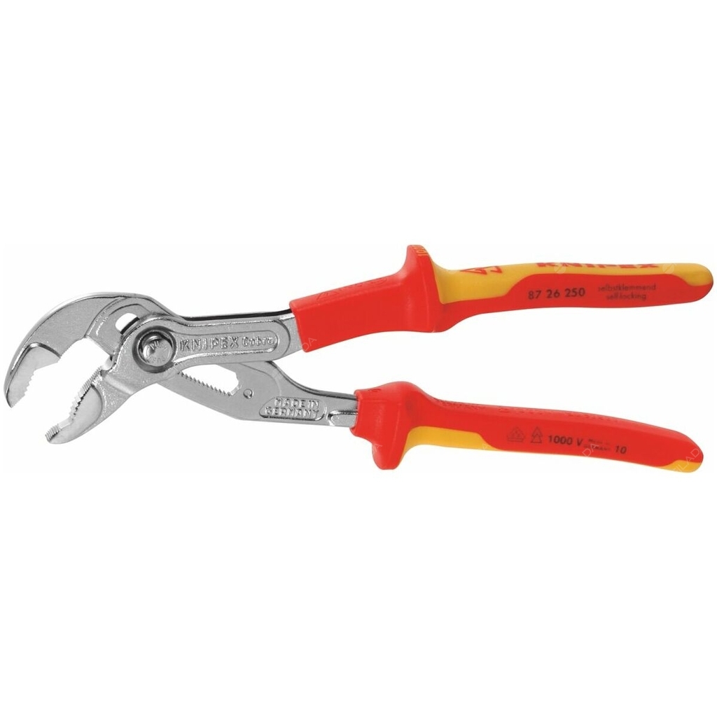  KNIPEX COBRA siko kleště 2K chrom VDE 250mm 8726250