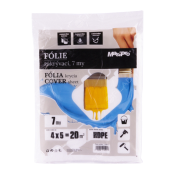 Zakrývací fólie 7µm 4x5m 104591