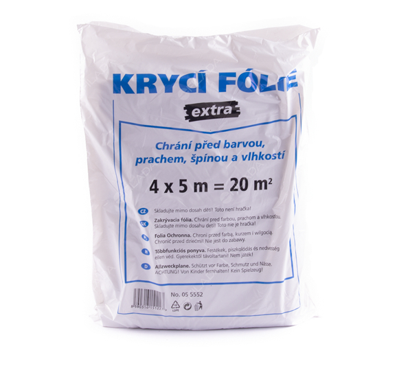 Zakrývací fólie 30µm 4x5m 108272