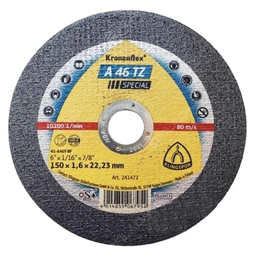 KLINGSPOR řezný kotouč A 46 TZ Special 150x1,6x22 INOX 241472