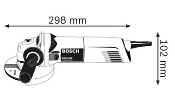 BOSCH úhlová bruska 125mm GWS 1400 - BOSCH úhlová bruska 125mm GWS 1400 0601824806