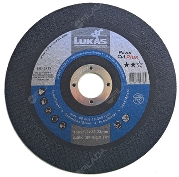 LUKAS řezný kotouč Razor Cut Plus 150x1,2x22 INOX AT150012V980203