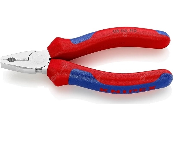KNIPEX kleště kombinované chromované 2K-rukojeti 110mm - 0805110