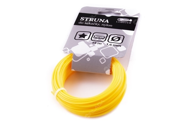 Žací struna - profil HVĚZDA 1,6mm/15m - 108757