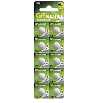 GP alkalická knoflíková baterie LR44 (A76F) B3176G - 1041007610