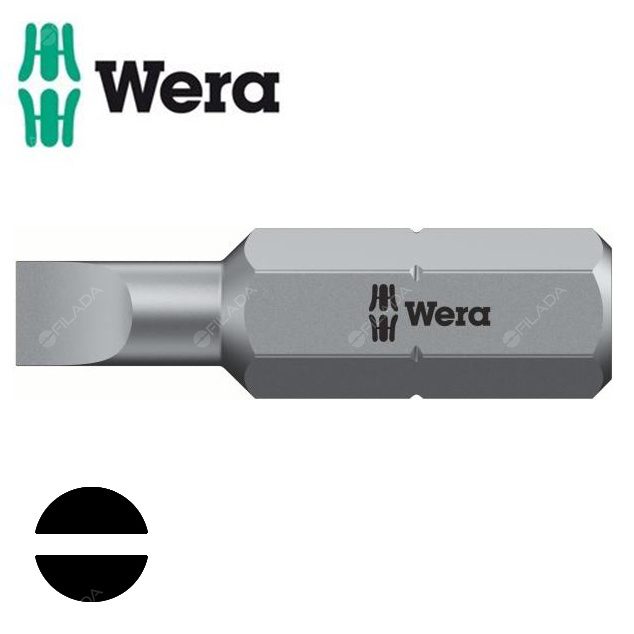 WERA bit 1/4'' plochý 3x0,5x25mm