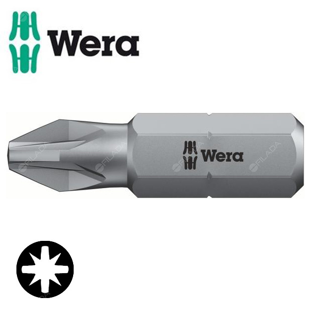 WERA bit 1/4'' Pozidriv PZ0/25mm