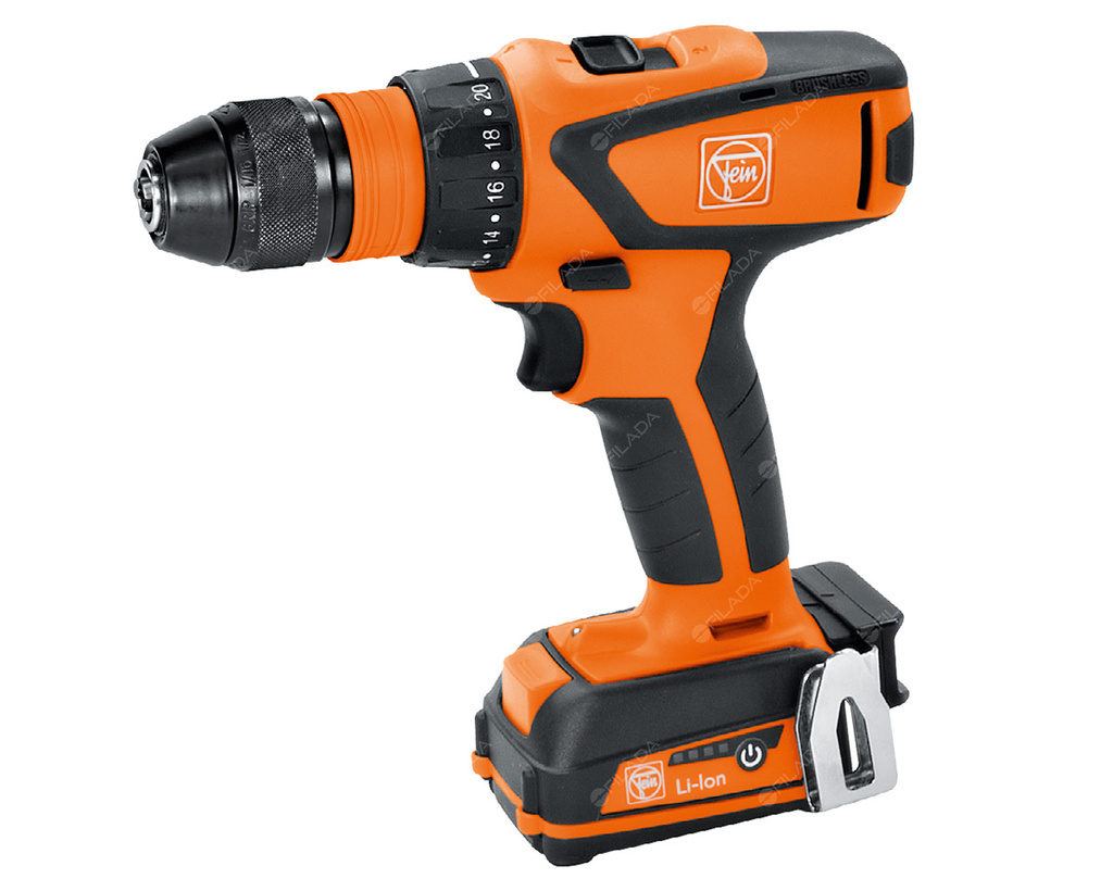 FEIN 12V vrtací šroubovák  ASCM 12 Q Select, 2x2,5Ah, kufr