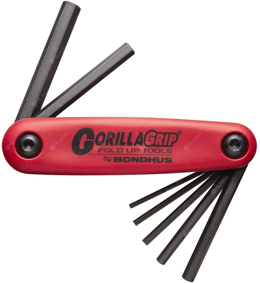 BONDHUS skládací set inbus GorillaGrip 2-8mm/7ks - BONDHUS skládací set inbus GorillaGrip 2-8mm/7ks 12587.01