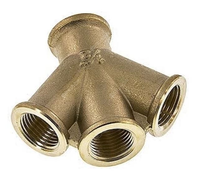 Rozdělovač bez rychlospojky IG 3 x 1/2'' -  Rozdělovač bez rychlospojky IG 3 x 1/2'' 220084