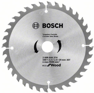 BOSCH pilový kotouč Eco for Wood 160x20 mm/36 zubů 2608644374 Název - CZ
