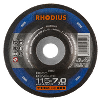  RHODIUS brusný kotouč RS50 LONGLIFE 115x7,0x22 TOPline na ocel a litinu 210053