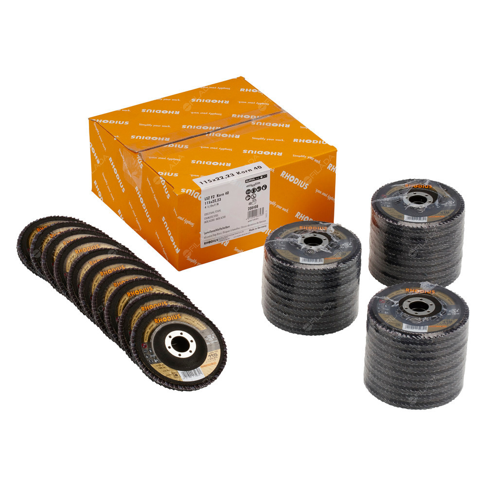 RHODIUS brusný kotouč LSZ F2 VALUE PACK 40+ 115x22 -  RHODIUS brusný kotouč LSZ F2 VALUE PACK 40+ 115x22 LSZF27
