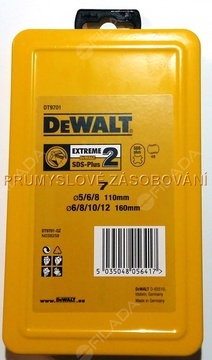 DEWALT sada vrtáků  SDS Plus Extreme 5-12mm 7ks