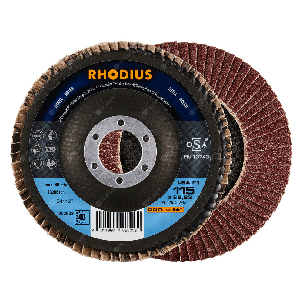 RHODIUS brusný kotouč LSA F1 115x22 - RHODIUS brusný kotouč LSA F1 115x22 202839