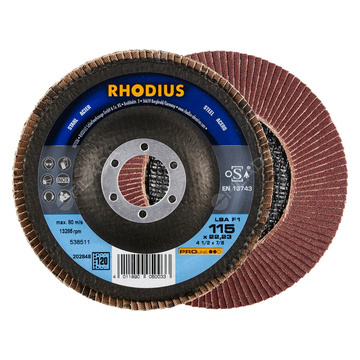 RHODIUS brusný kotouč LSA F1 115x22 - RHODIUS brusný kotouč LSA F1 115x22 202848