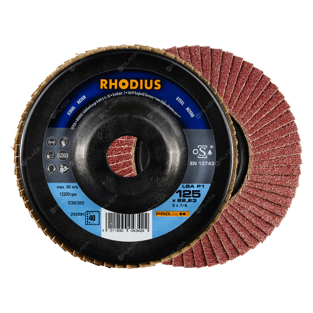 RHODIUS brusný kotouč LSA P1 125x22 - RHODIUS brusný kotouč LSA P1 125x22 202591