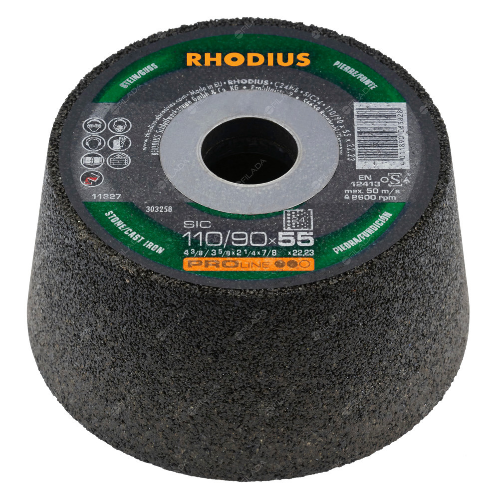 RHODIUS brusný hrnec SIC 110/90x55x22 303258