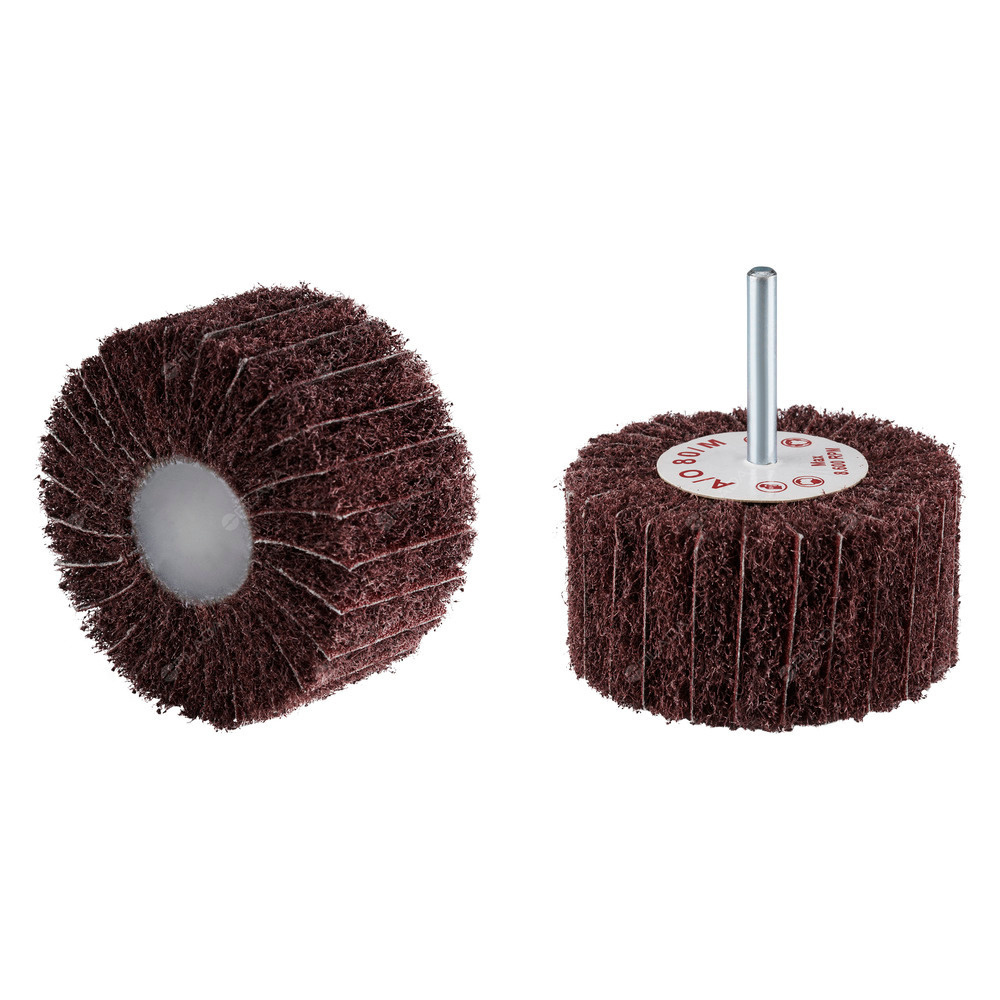 RHODIUS brusný vějíř VSK Ø 80mm rouno + plátno, stopka 6mm - 305330