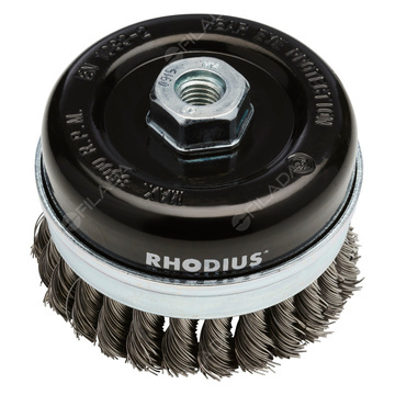 RHODIUS hrncový kartáč STBZ ocelový drát 0,50mm, závit M14 - 353012