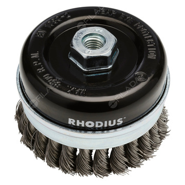 RHODIUS hrncový kartáč STBZ OCEL drát 0,50mm M14 - 353012