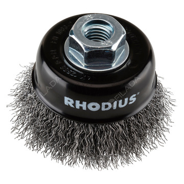 RHODIUS hrncový kartáč STBW OCEL vlnitý drát 0,30mm M14 - 353016