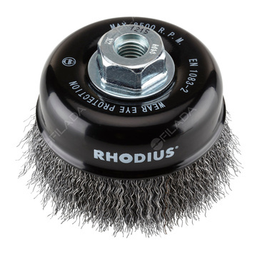 RHODIUS hrncový kartáč STBW OCEL vlnitý drát 0,30mm M14 - 353018