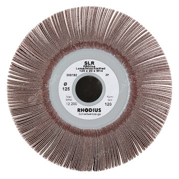 RHODIUS brusný vějíř SLR Ø 125 plátno, šířka 20mm, závit M14 - 305192