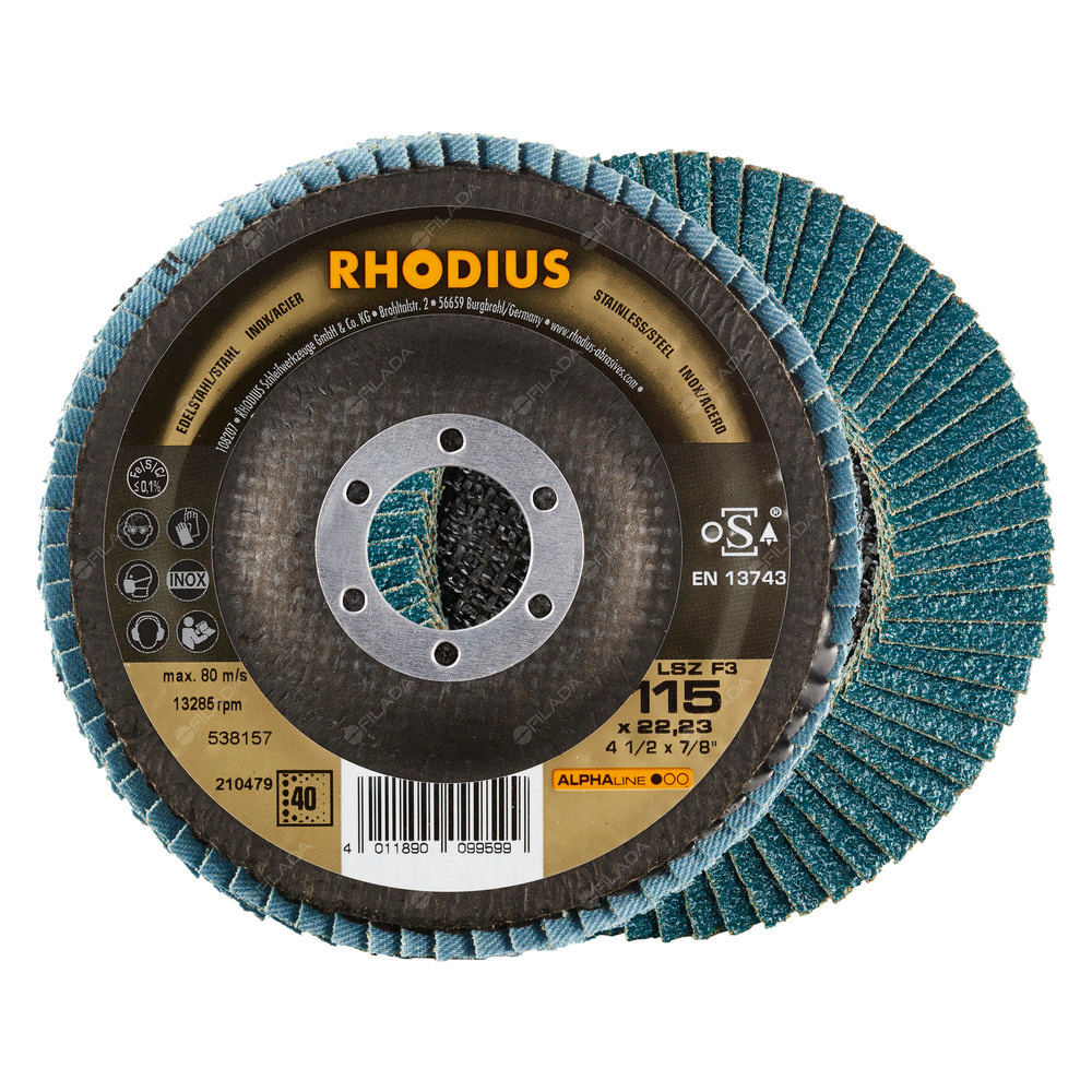 RHODIUS lamelový kotouč LSZ F3 115x22 ALPHAline - 11540