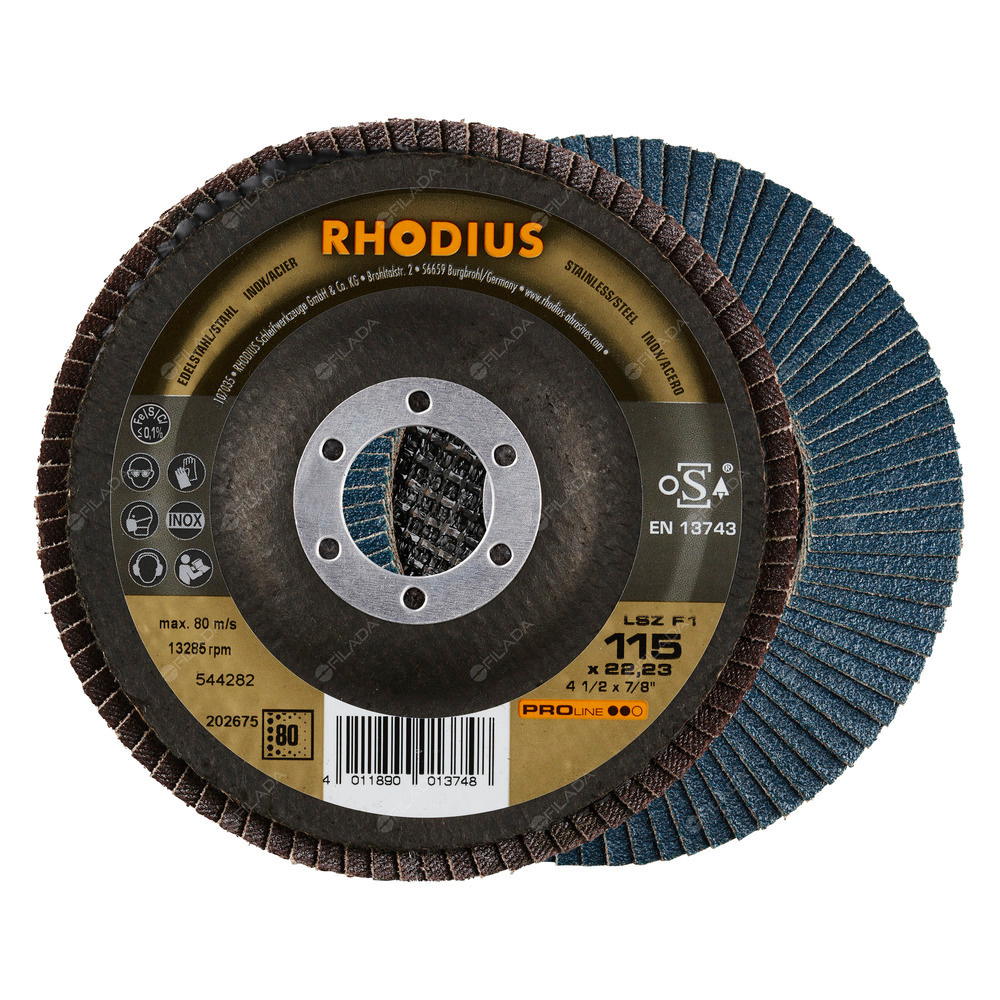 RHODIUS lamelový kotouč LSZ F1 115x22 PROline - RHODIUS lamelový kotouč LSZ F1 115x22 PROline 202675