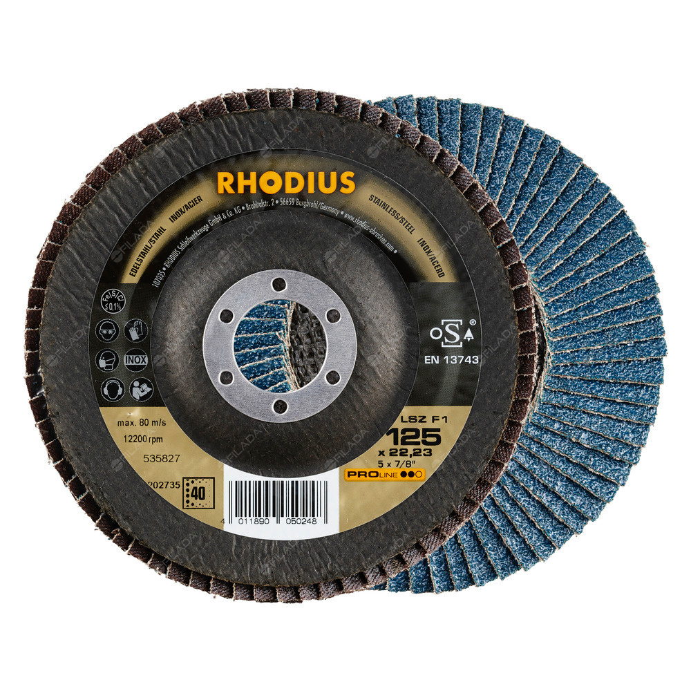 RHODIUS lamelový kotouč LSZ F1 125x22 PROline - RHODIUS lamelový kotouč LSZ F1 125x22 PROline 202735