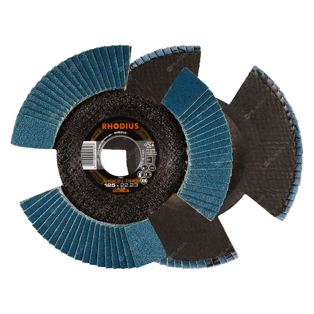 Simplify your work - VSK VISION | Fächerschleifscheiben | Schleifen / Polieren | RHODIUS Abrasives Simplify your work - VSK VISION | Fächerschleifscheiben | Schleifen / Polieren | RHODIUS Abrasives