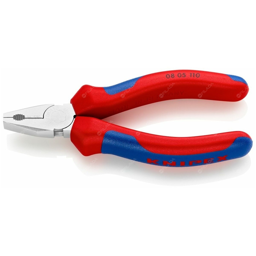 KNIPEX kleště kombinované chromované 2K-rukojeti - KNIPEX kleště kombinované chromované 2K-rukojeti 0805110